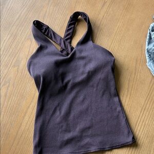 ALO Yoga Maroon Tank Top